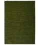 Wollen vloerkleed Lett - groen - overzicht boven, thumbnail