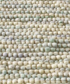 Wollen vloerkleed - Kaia groen - close up materiaal, thumbnail Wollen vloerkleed - Kaia groen - close up materiaal, thumbnail