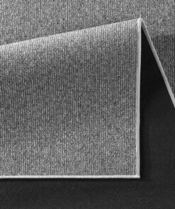 Laagpolig vloerkleed - Fleur grijs - close up vouw, thumbnail Laagpolig vloerkleed - Fleur grijs - close up vouw, thumbnail