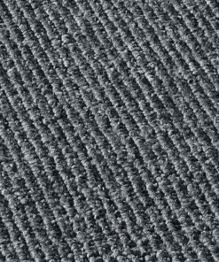 Laagpolig vloerkleed - Fleur antraciet - close up materiaal, thumbnail Laagpolig vloerkleed - Fleur antraciet - close up materiaal, thumbnail