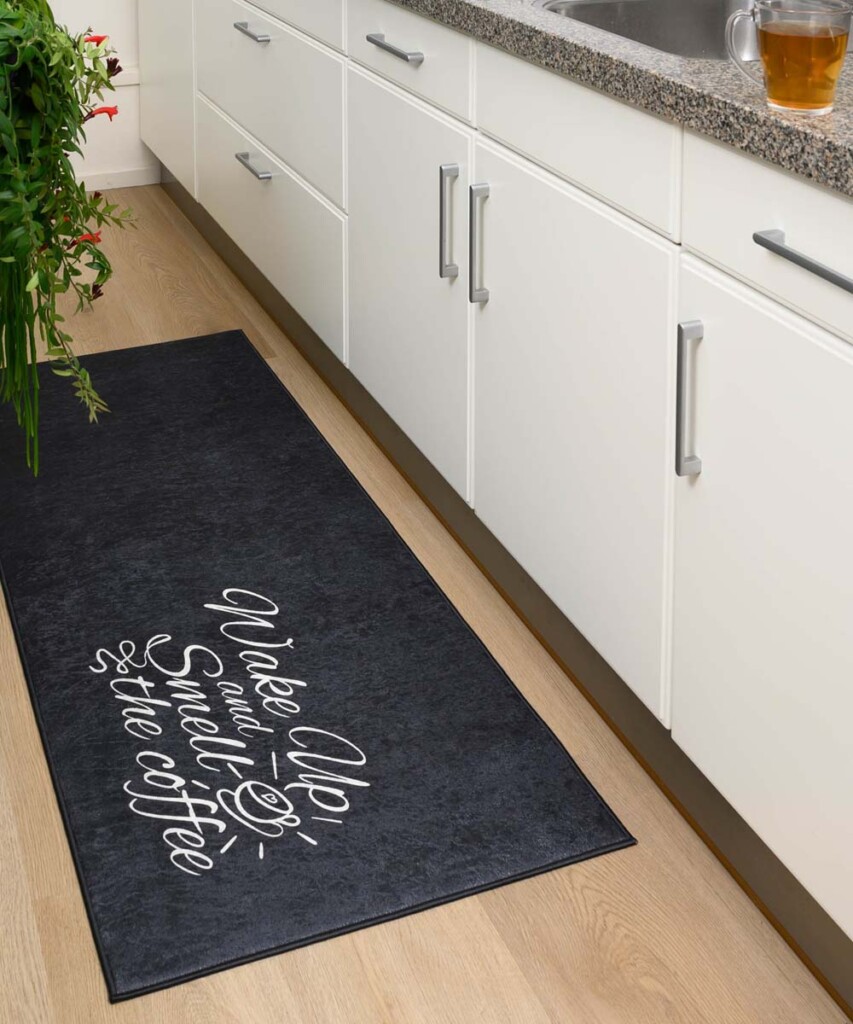 Wasbare Keukenloper – Cook Meals, Beige/Bruin (60 x 180 cm) – Elara Home