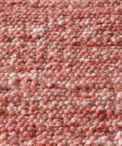 Wollen vloerkleed - Bokn rood - close up materiaal, thumbnail Wollen vloerkleed - Bokn rood - close up materiaal, thumbnail