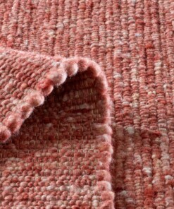 Wollen vloerkleed - Bokn rood - close up vouw, thumbnail Wollen vloerkleed - Bokn rood - close up vouw, thumbnail