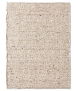 Wollen vloerkleed - Bokn crème/beige - overzicht boven
