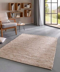 Wollen vloerkleed - Bokn beige - sfeer