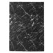 Wasbaar vloerkleed Marmer - Chloé wit/zwart - overzicht boven, thumbnail