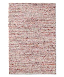 Wollen vloerkleed - Thora rood/roze - overzicht boven