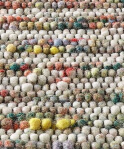 Wollen vloerkleed - Thora multi - close up materiaal, thumbnail Wollen vloerkleed - Thora multi - close up materiaal, thumbnail