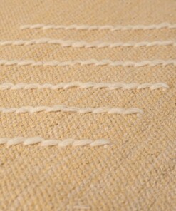 Bohemian vloerkleed - Cueva geel/beige - close up materiaal, thumbnail Bohemian vloerkleed - Cueva geel/beige - close up materiaal, thumbnail