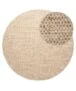 Rond wollen vloerkleed - Ulstein naturel/grijs - overzicht, thumbnail