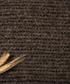 Wollen vloerkleed - Narvik Taupe - close up materiaal, thumbnail