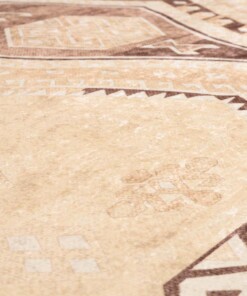 Berber vloerkleed wasbaar - Moderna crème - close up materiaal, thumbnail