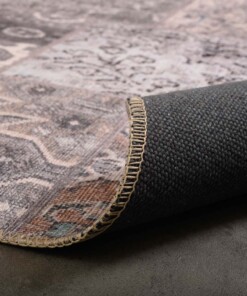 Patchwork vloerkleed - Fade Dreamer beige - close up vouw, thumbnail Patchwork vloerkleed - Fade Dreamer beige - close up vouw, thumbnail