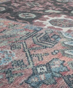 Patchwork vloerkleed - Fade Dreamer multi - close up materiaal, thumbnail