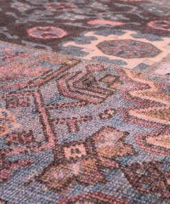 Patchwork vloerkleed - Fade Dreamer paars - close up materiaal, thumbnail Patchwork vloerkleed - Fade Dreamer paars - close up materiaal, thumbnail