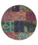 Rond patchwork vloerkleed - Fade No.1 multi - overzicht boven, thumbnail