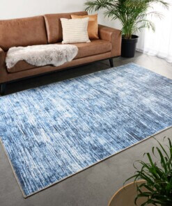 Vintage vloerkleed - Fade Blend blauw - sfeer