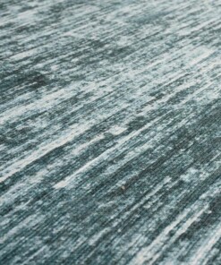 Vintage vloerkleed - Fade Blend turquoise - close up materiaal, thumbnail