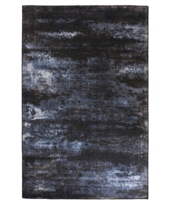 Vintage vloerkleed - Fade Celestial blauw/zwart - overzicht boven