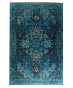 Vintage vloerkleed - Fade No.2 blauw - overzicht boven