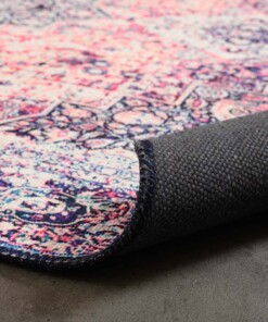 Vintage vloerkleed - Fade No.2 multi - close up vouw, thumbnail