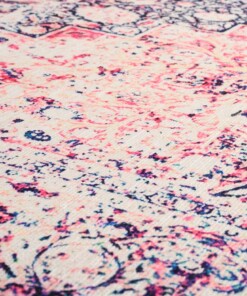 Vintage vloerkleed - Fade No.2 multi - close up materiaal, thumbnail