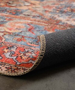 Vintage vloerkleed - Fade Opulence rood - close up vouw, thumbnail Vintage vloerkleed - Fade Opulence rood - close up vouw, thumbnail