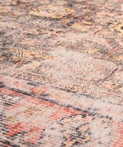 Vintage vloerkleed - Fade Prestige beige - close up materiaal, thumbnail Vintage vloerkleed - Fade Prestige beige - close up materiaal, thumbnail