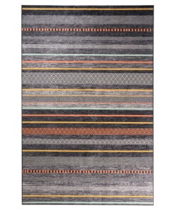 Retro vloerkleed wasbaar - Moderna grijs/multi - overzicht boven, thumbnail Retro vloerkleed wasbaar - Moderna grijs/multi - overzicht boven, thumbnail