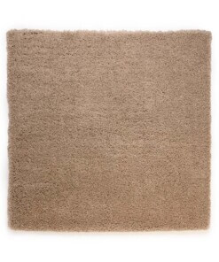 Vierkant hoogpolig vloerkleed - Cozy Shaggy - beige - overzicht