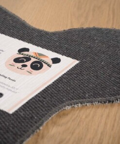 Vloerkleed pandabeer kinderkamer - Wasbaar wit/zwart - close up, thumbnail Vloerkleed pandabeer kinderkamer - Wasbaar wit/zwart - close up, thumbnail