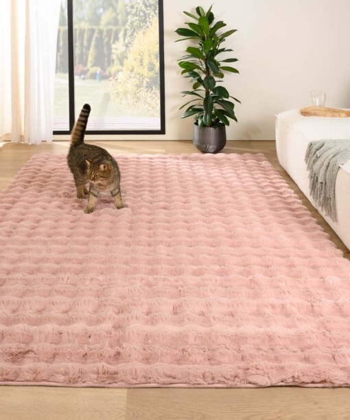 Fluffy vloerkleed - Cloud roze