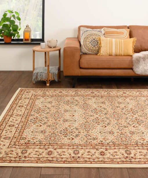 Perzisch tapijt - Mirage Royal beige/rood