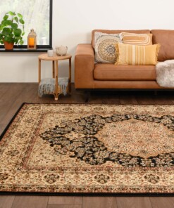 Perzisch tapijt - Mirage Treasure zwart/beige
