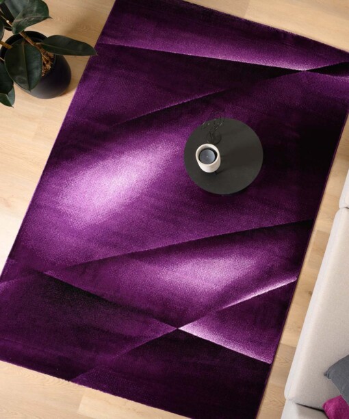 Abstracte loper - Vision paars