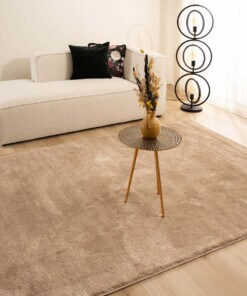 Velours vloerkleed - Flair beige