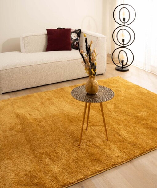 Velours vloerkleed - Flair goud