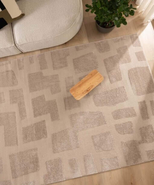 Scandinavische loper - Contour Stone beige