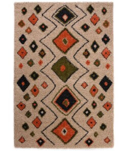 Hoogpolig vloerkleed bohemian Artisan - beige/multi - overzicht