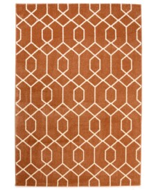 Geometrische loper - Aria koper - overzicht, thumbnail Geometrische loper - Aria koper - overzicht, thumbnail