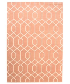 Geometrisch vloerkleed - Aria lichtroze - overzicht