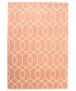 Geometrisch vloerkleed - Aria lichtroze - overzicht, thumbnail