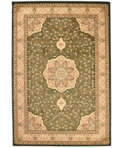 Perzisch tapijt - Mirage Majesty groen/beige - overzicht
