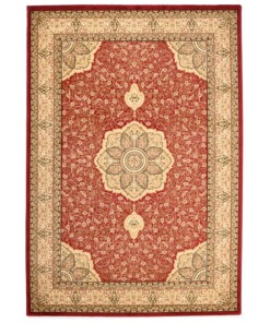 Perzisch tapijt - Mirage Majesty rood/beige - overzicht