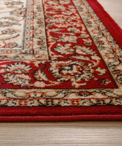 Perzisch tapijt - Mirage Oasis rood/crème - close up