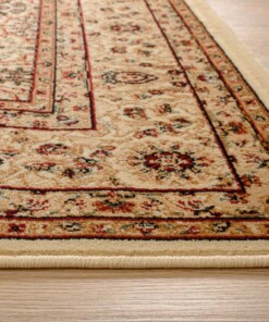 Perzisch tapijt - Mirage Royal beige/rood - close up