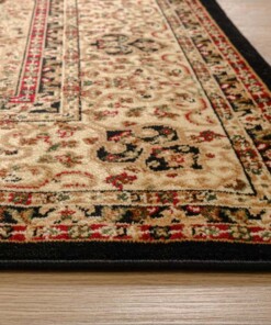 Perzisch tapijt - Mirage Treasure zwart/beige - close up