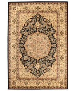 Perzisch tapijt - Mirage Treasure zwart/beige - overzicht