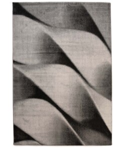 Modern vloerkleed - Canvas zwart/grijs - overzicht