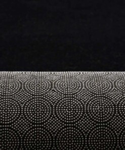 Zacht vloerkleed - Plush zwart - close up, thumbnail Zacht vloerkleed - Plush zwart - close up, thumbnail